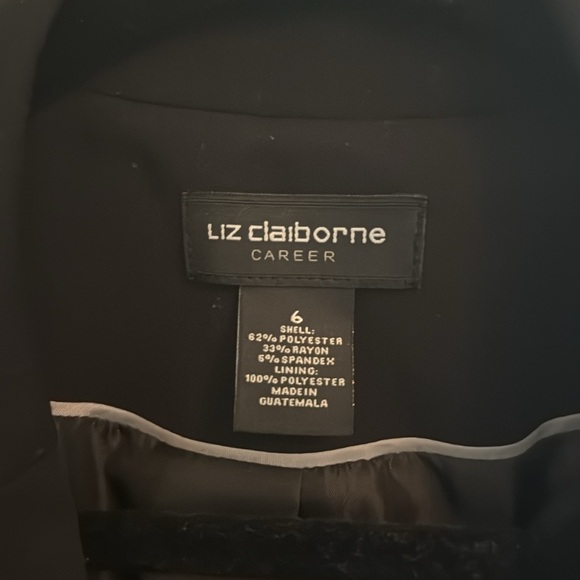 Liz Claiborne Black Women’s Suit Jacket - Picture 2 of 3